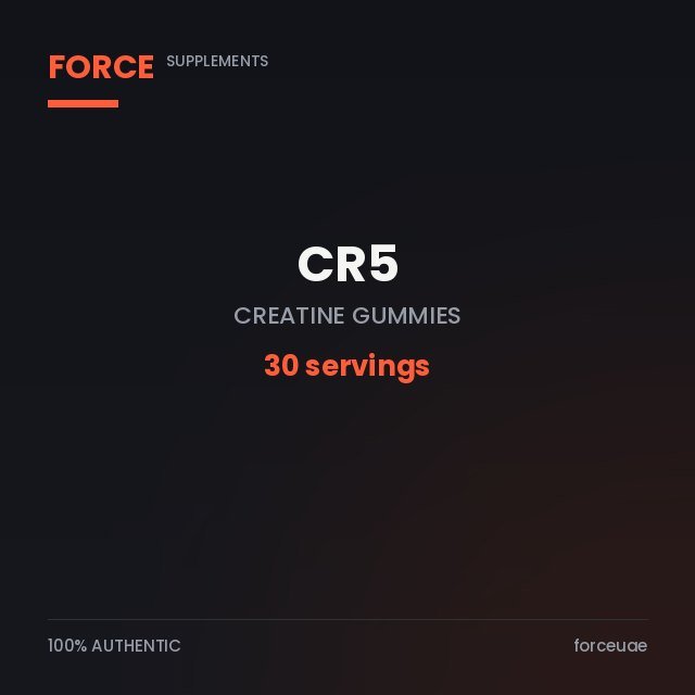 CR5 Creatine Monohydrate Gummies — 30 Servings
