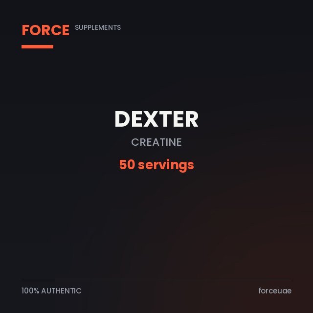Dexter Black Creatine — 50 Servings