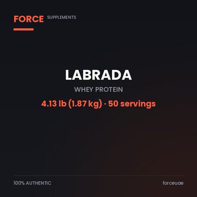 Labrada 100% Whey 4.13 lb — 50 Servings