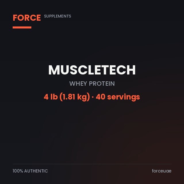 MuscleTech MuscleTech Nitro-Tech Whey 4 lb — 40 Servings