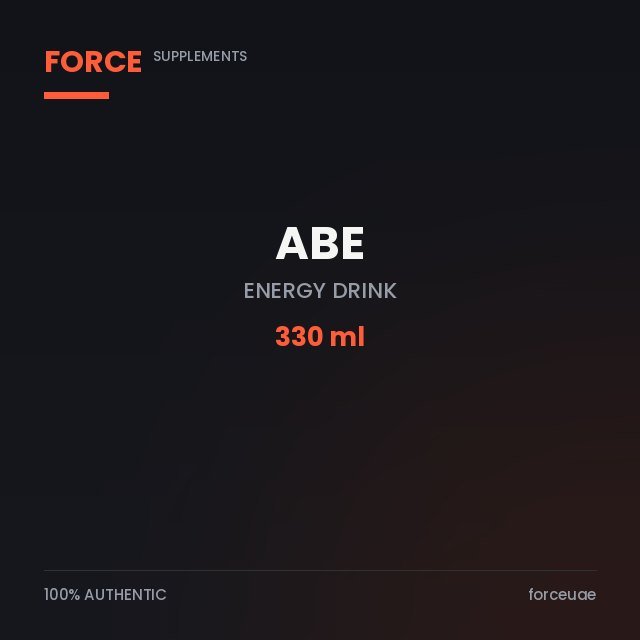 ABE Energy Drink 330 ml