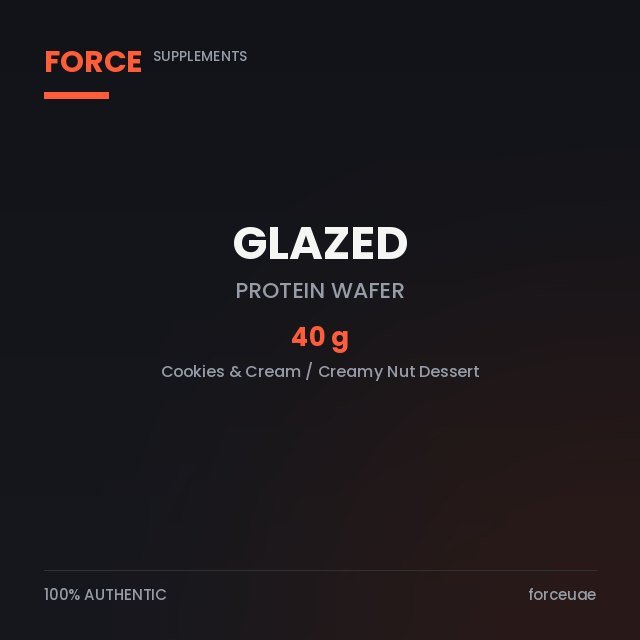 Glazed Protein Wafer 40 g
