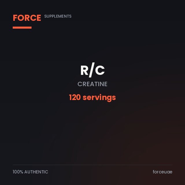 R/C R/C Creatine — 120 Servings